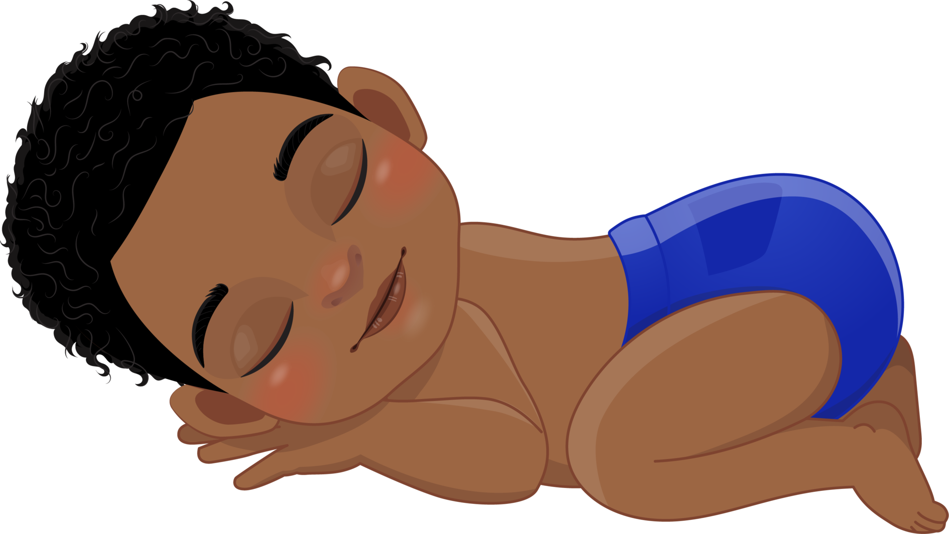 black baby animation