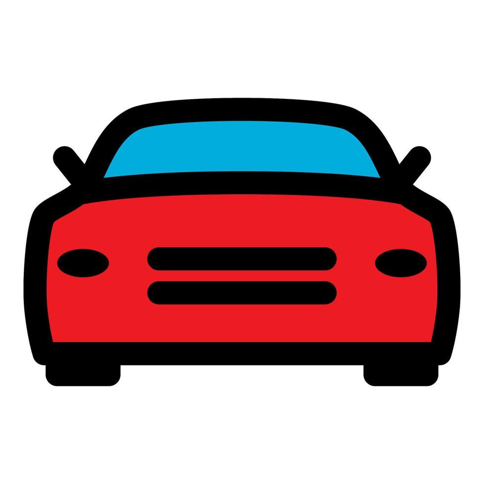 Sport car icon line isolated on white background. Black flat thin icon on modern outline style. Linear symbol and editable stroke. Simple and pixel perfect stroke vector illustration.