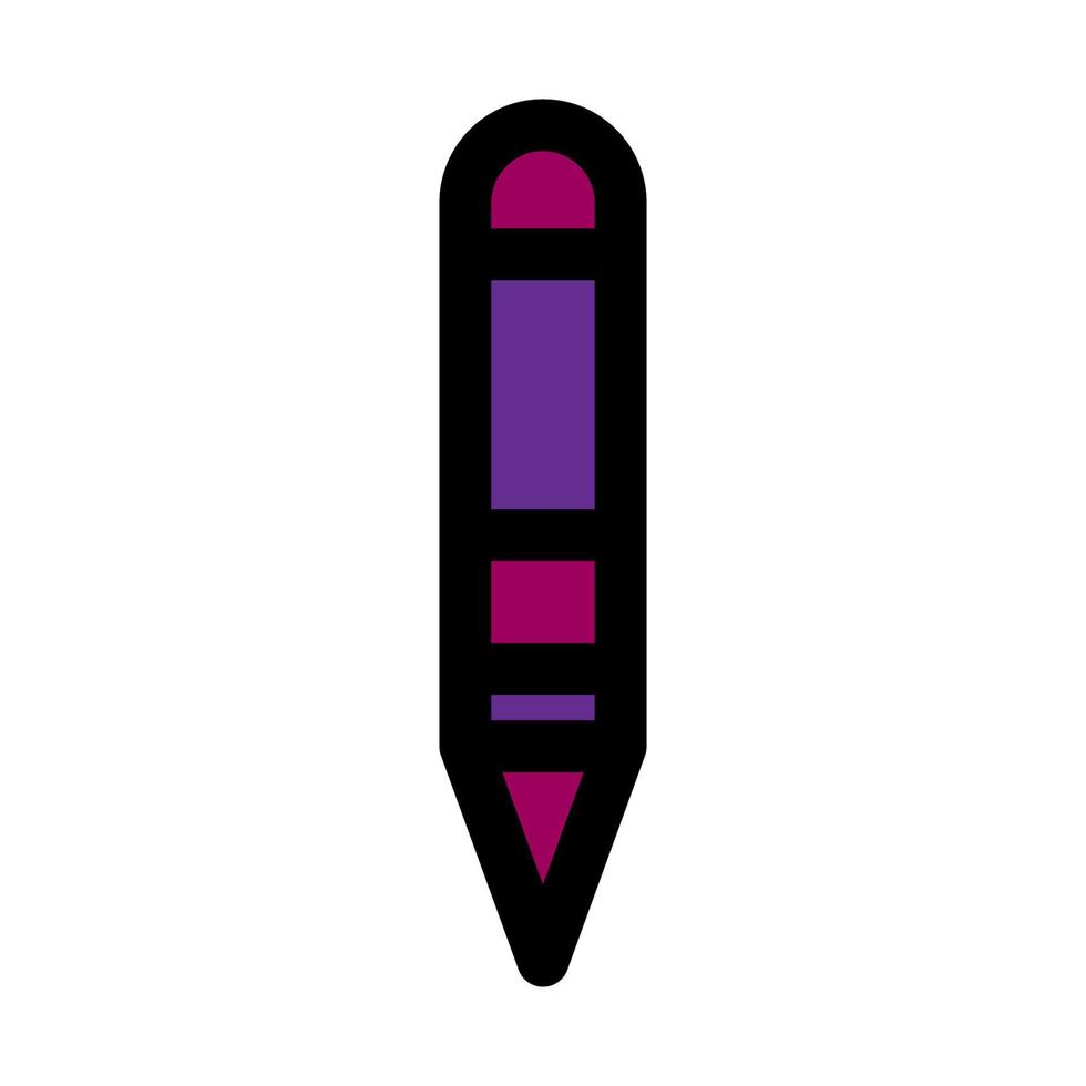 Pen icon line isolated on white background. Black flat thin icon on modern outline style. Linear symbol and editable stroke. Simple and pixel perfect stroke vector illustration