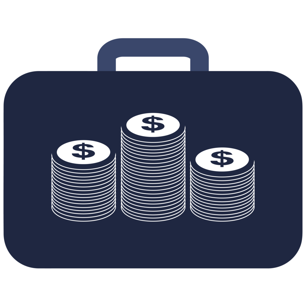 dinero bolso plano icono Finanzas y inversión icono png