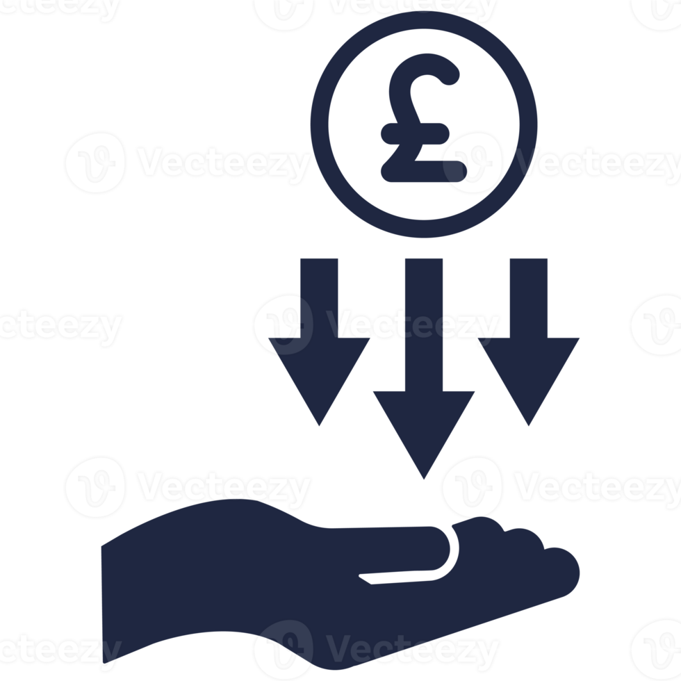 Finanzas y inversión plano icono elemento elementos png