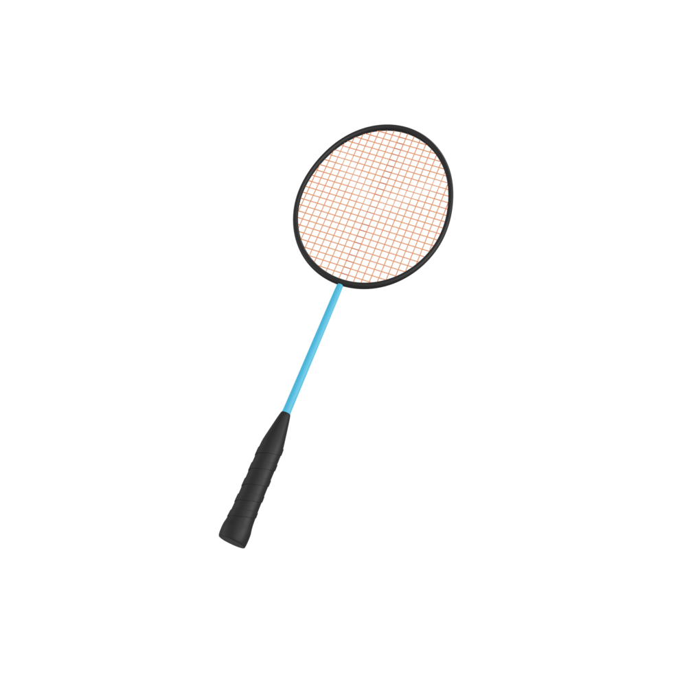 badminton racket 3d illustratie png