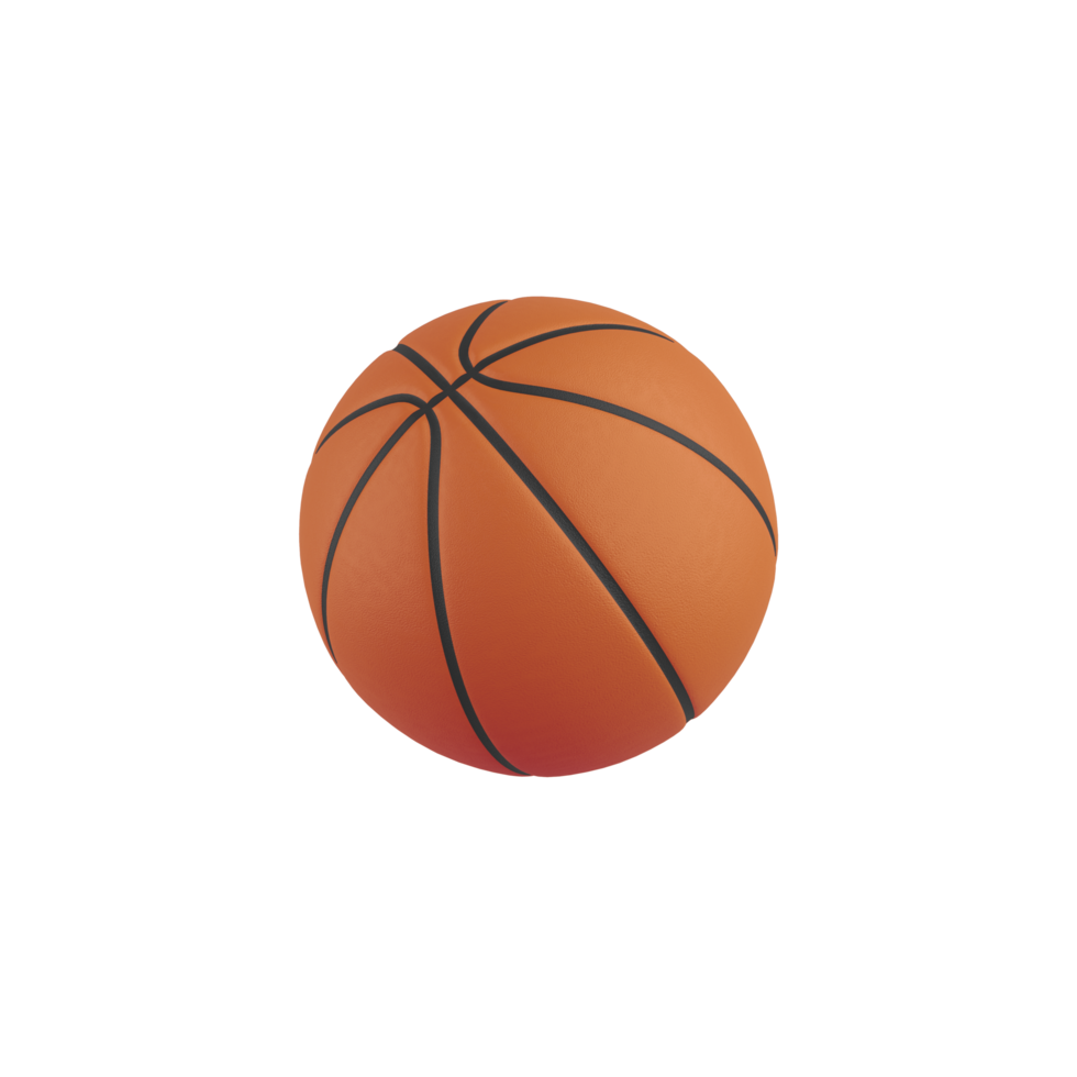 ilustración 3d de baloncesto png
