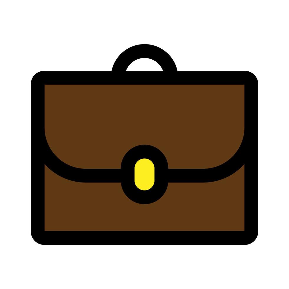 Business briefcase icon line isolated on white background. Black flat thin icon on modern outline style. Linear symbol and editable stroke. Simple and pixel perfect stroke vector illustration.