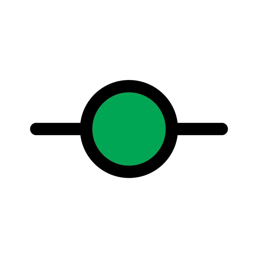 Git commit icon line isolated on white background. Black flat thin icon on modern outline style. Linear symbol and editable stroke. Simple and pixel perfect stroke vector illustration.