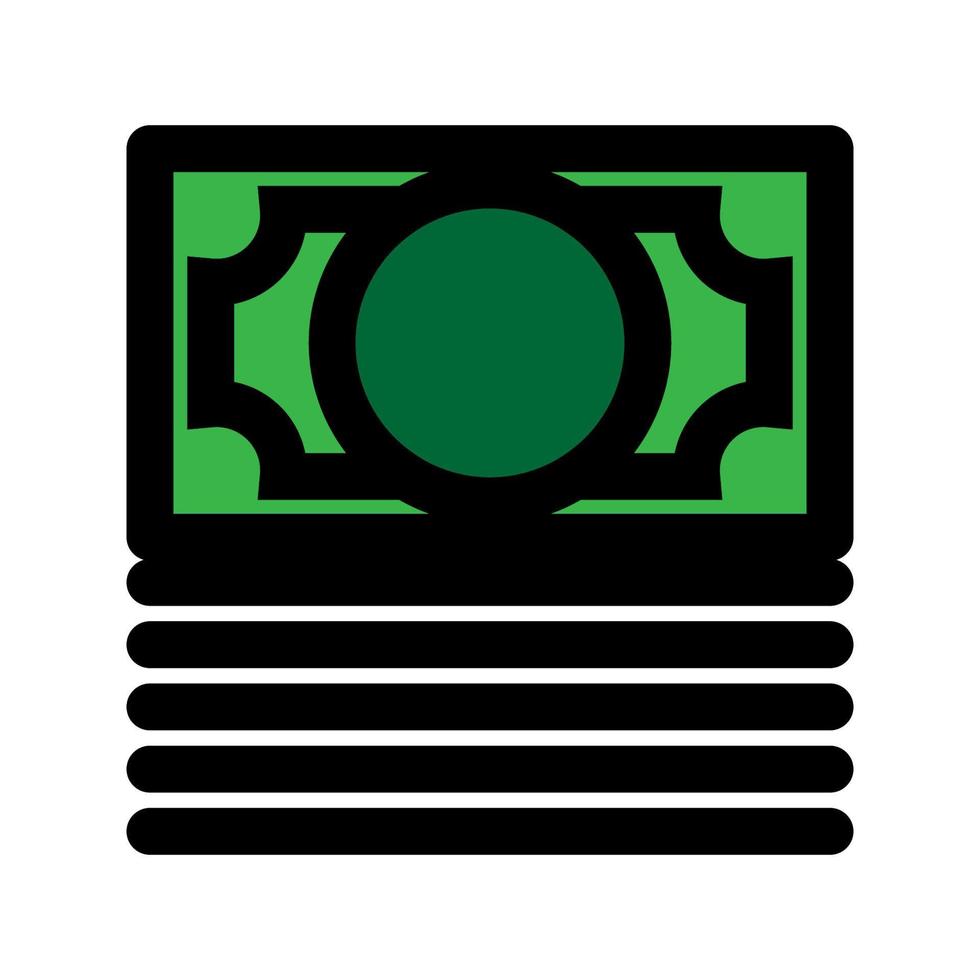 Money stack icon line isolated on white background. Black flat thin icon on modern outline style. Linear symbol and editable stroke. Simple and pixel perfect stroke vector illustration