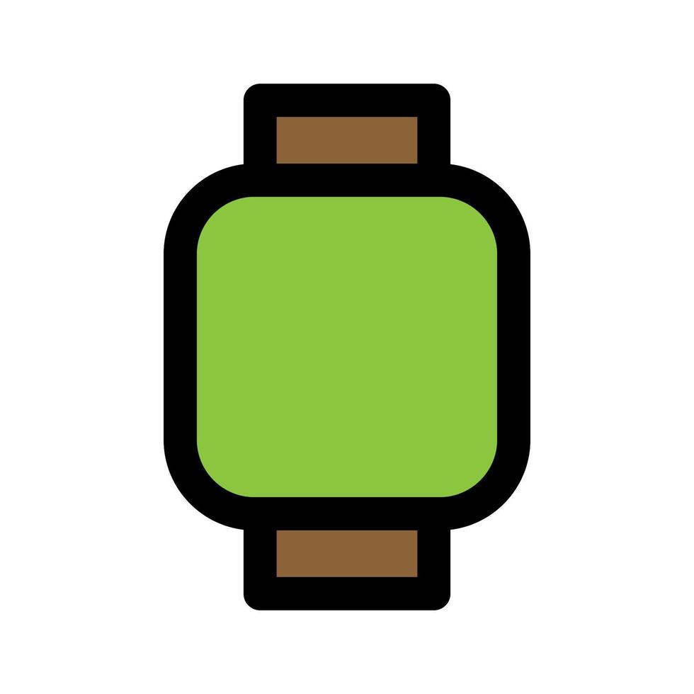 Watch icon line isolated on white background. Black flat thin icon on modern outline style. Linear symbol and editable stroke. Simple and pixel perfect stroke vector illustration
