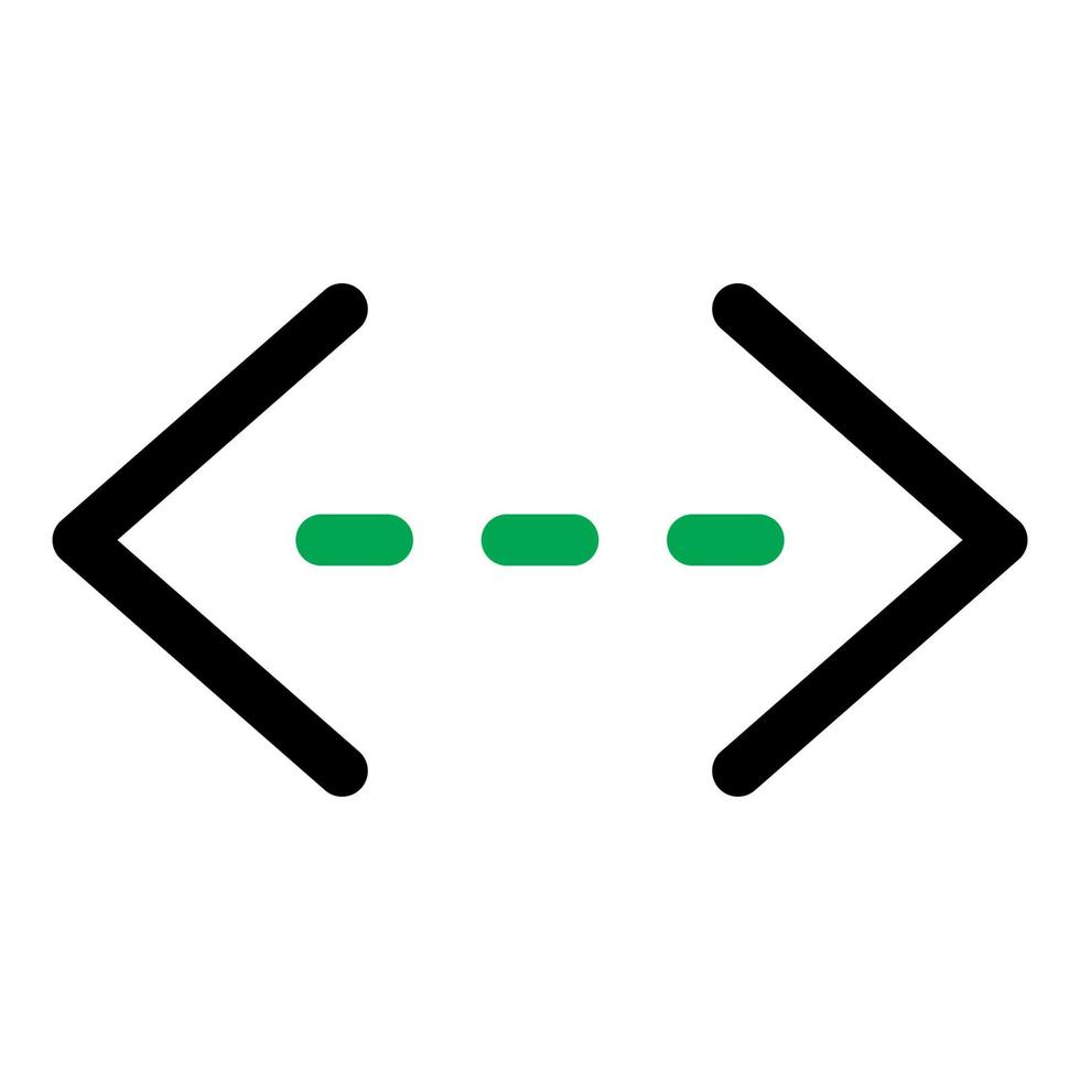 Code working icon line isolated on white background. Black flat thin icon on modern outline style. Linear symbol and editable stroke. Simple and pixel perfect stroke vector illustration.