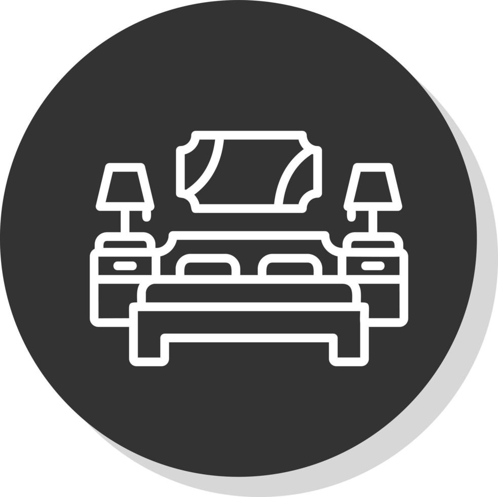 Bedroom Vector Icon Design