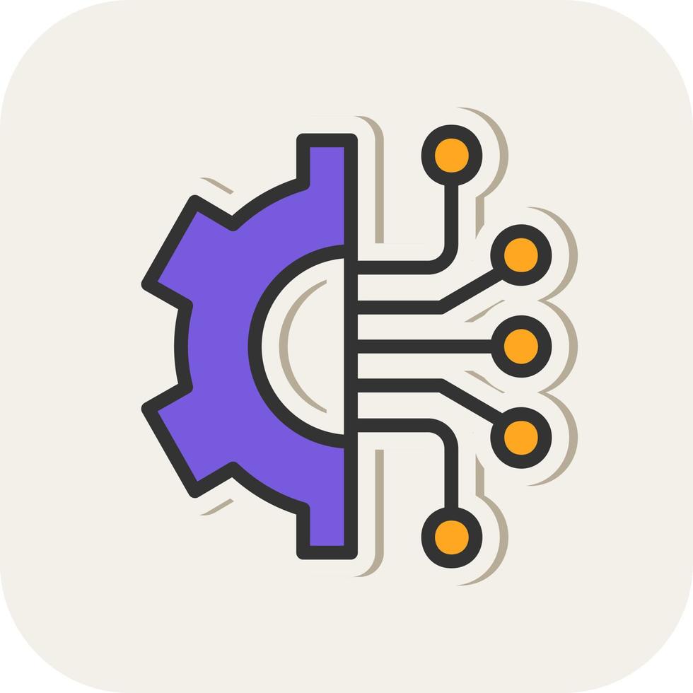 Deep Learning Vector Icon Design