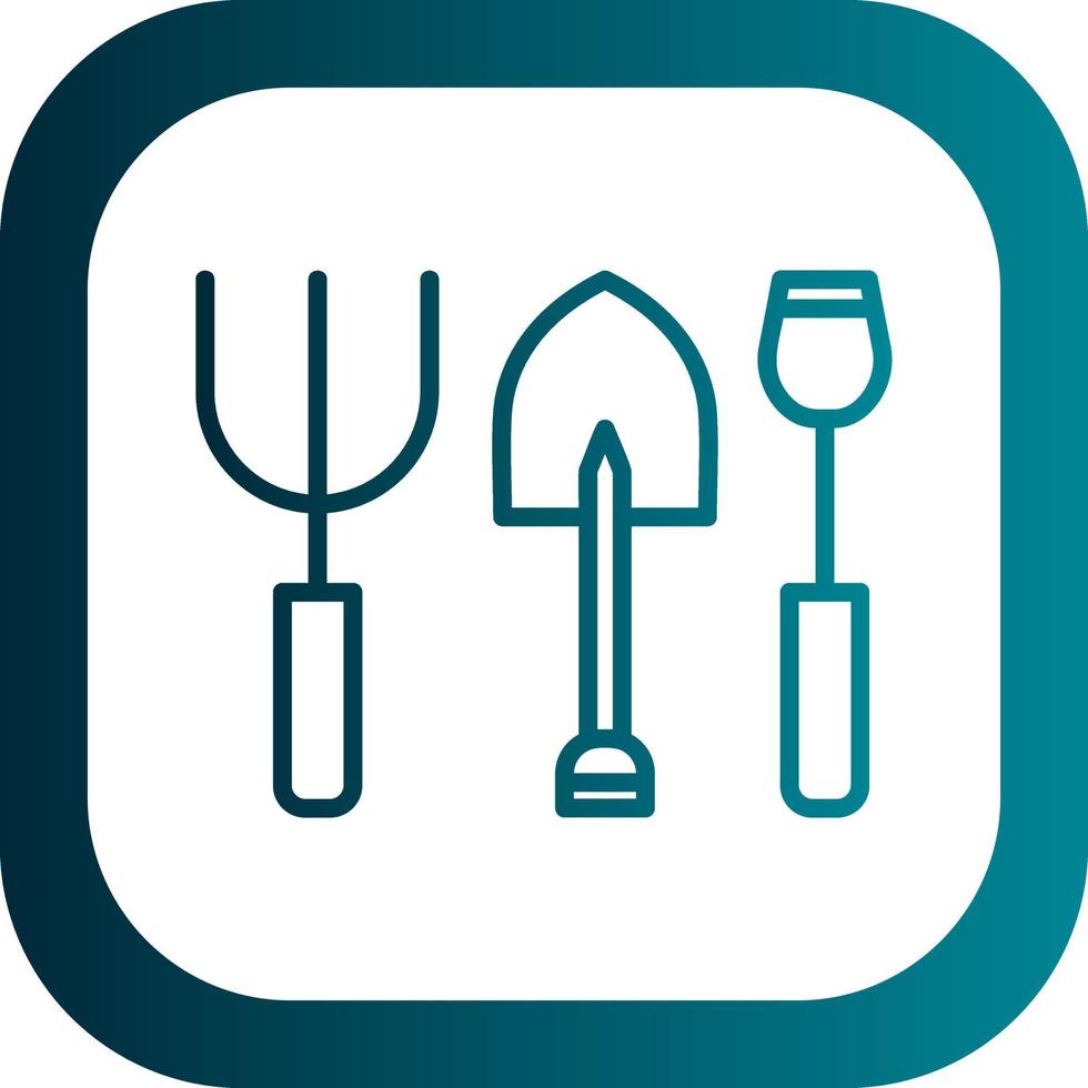 Gardening Tools Vector Icon Design