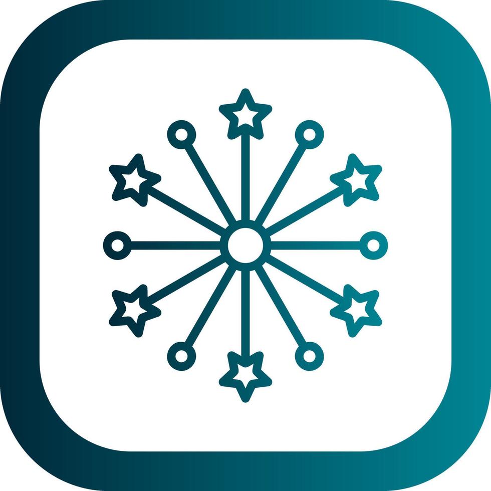 Fireworks Vector Icon Design