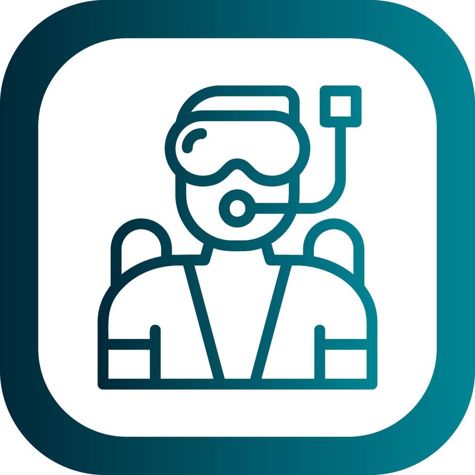 Diving Vector Icon Design
