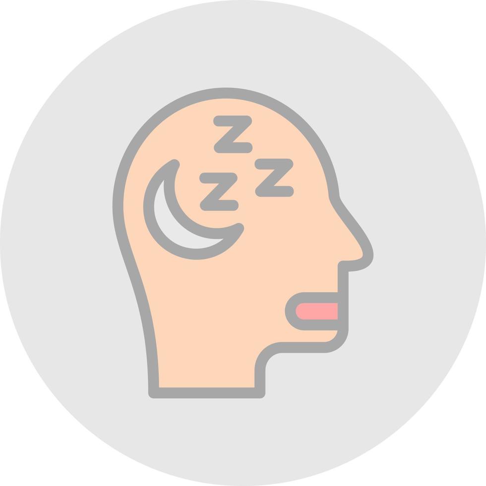 Narocolepsy Vector Icon Design