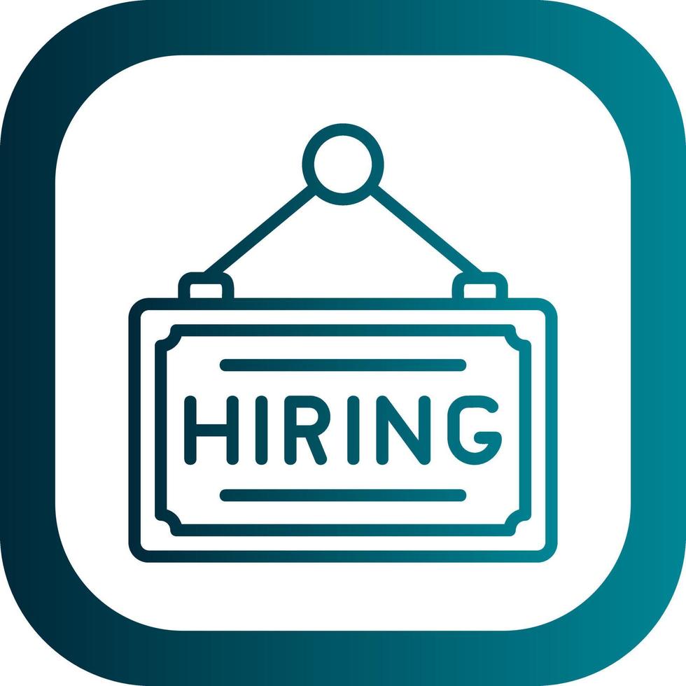 Hiring Vector Icon Design