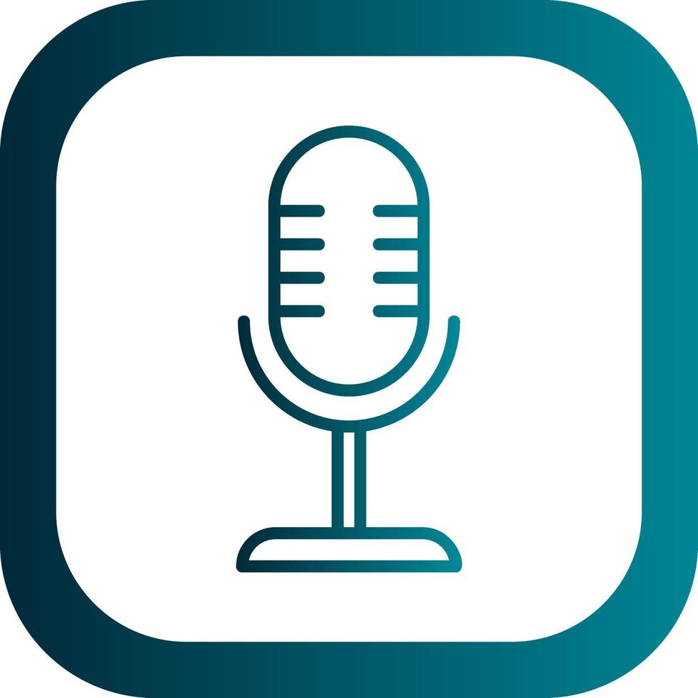 Microphone Vector Icon Design