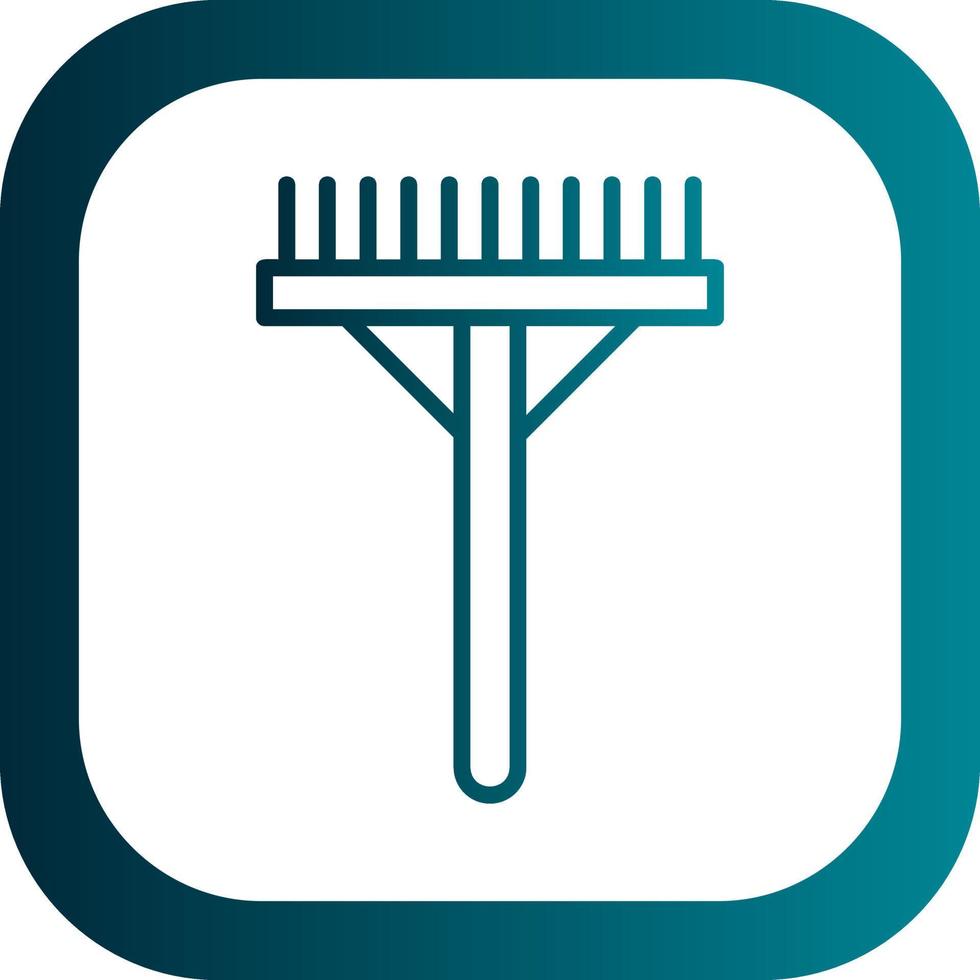 Rake Vector Icon Design