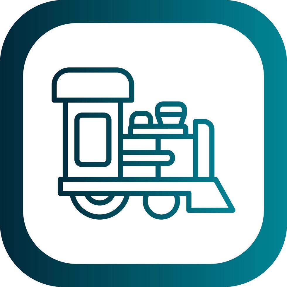 diseño de icono de vector de tren