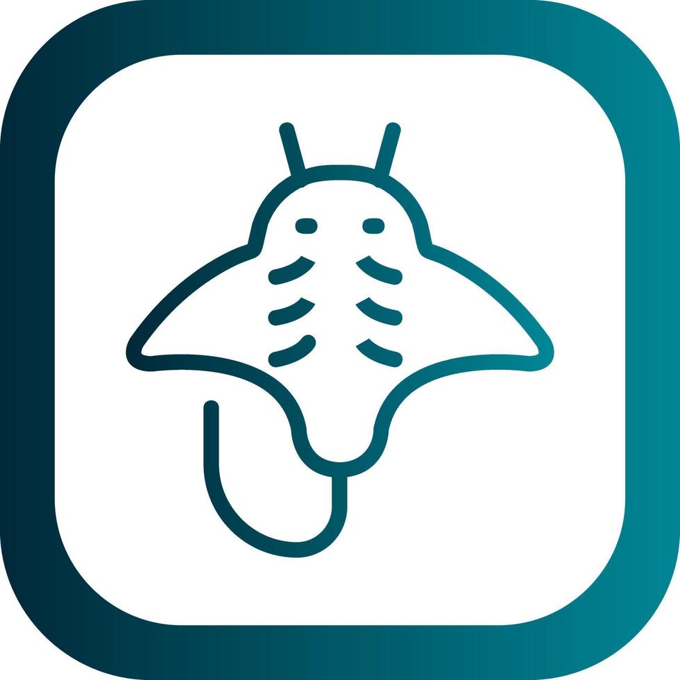 Stingray Vector Icon Design