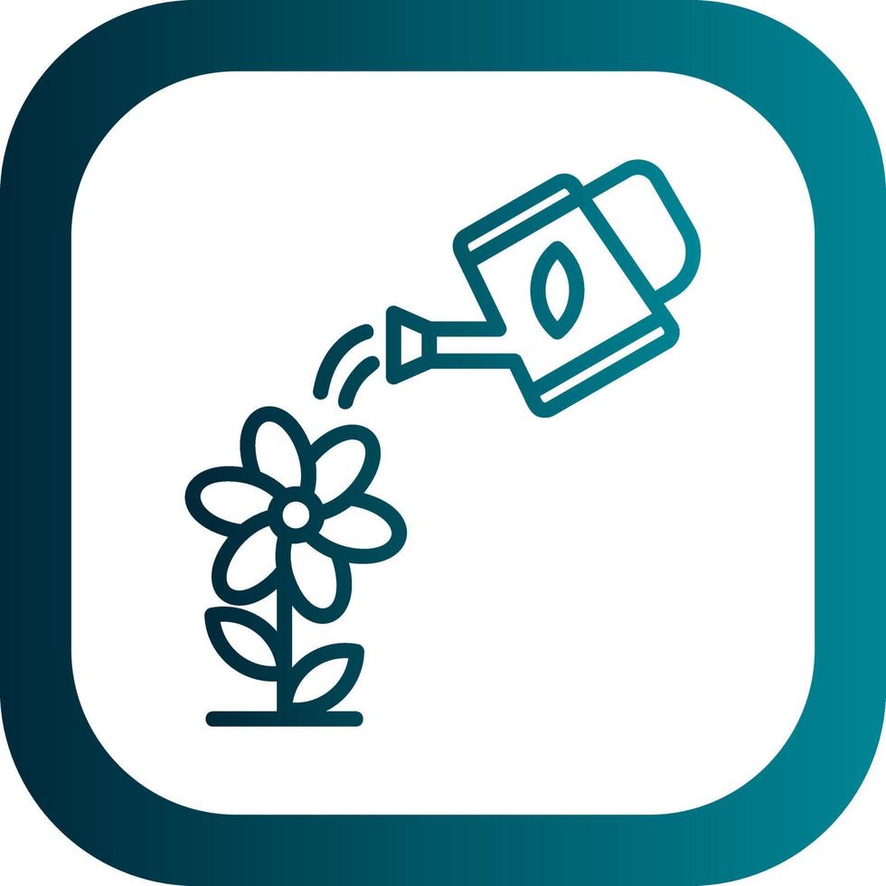 Watering Vector Icon Design