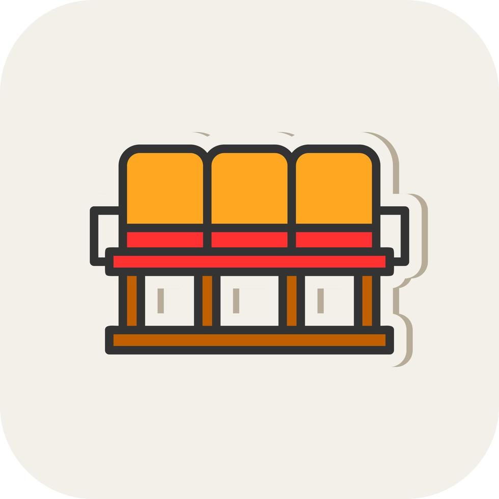 Sitting Area Vector Icon Design