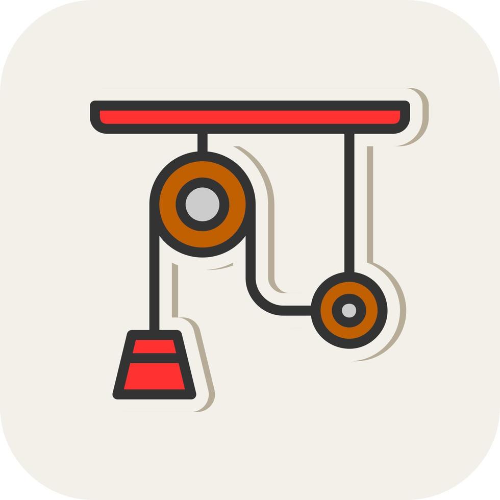 Pulley Vector Icon Design