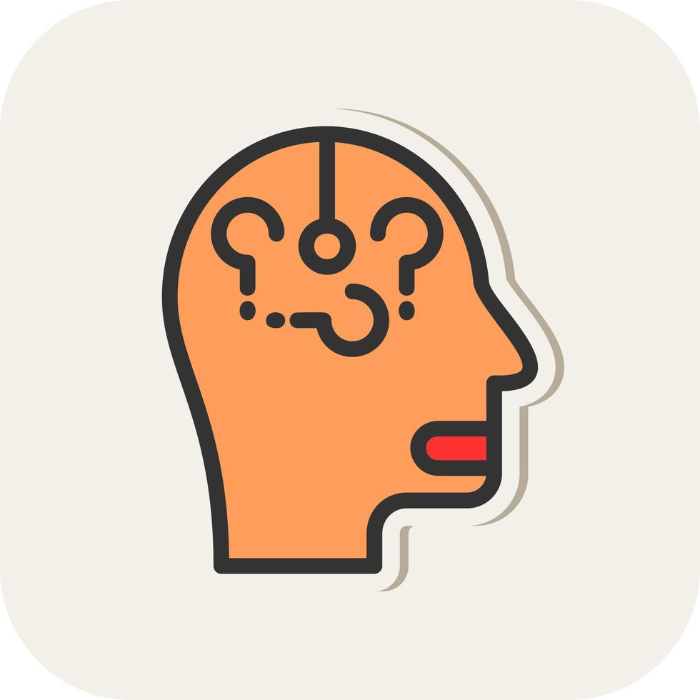 Dyslexia Vector Icon Design