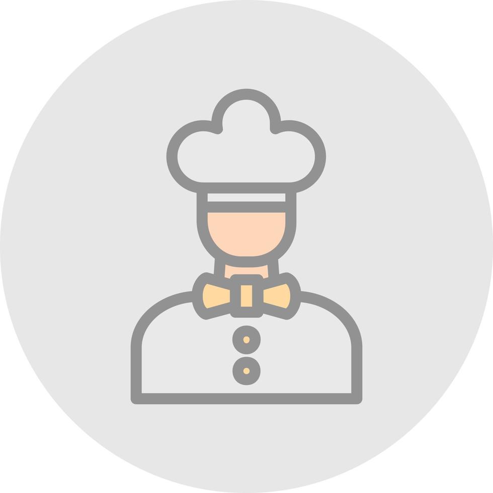 diseño de icono de vector de chef