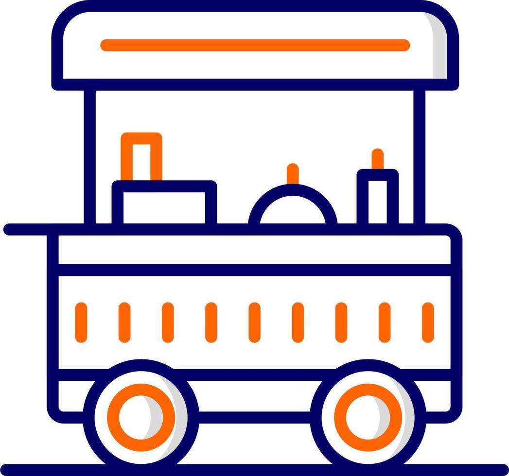 Food Cart Vector Icon