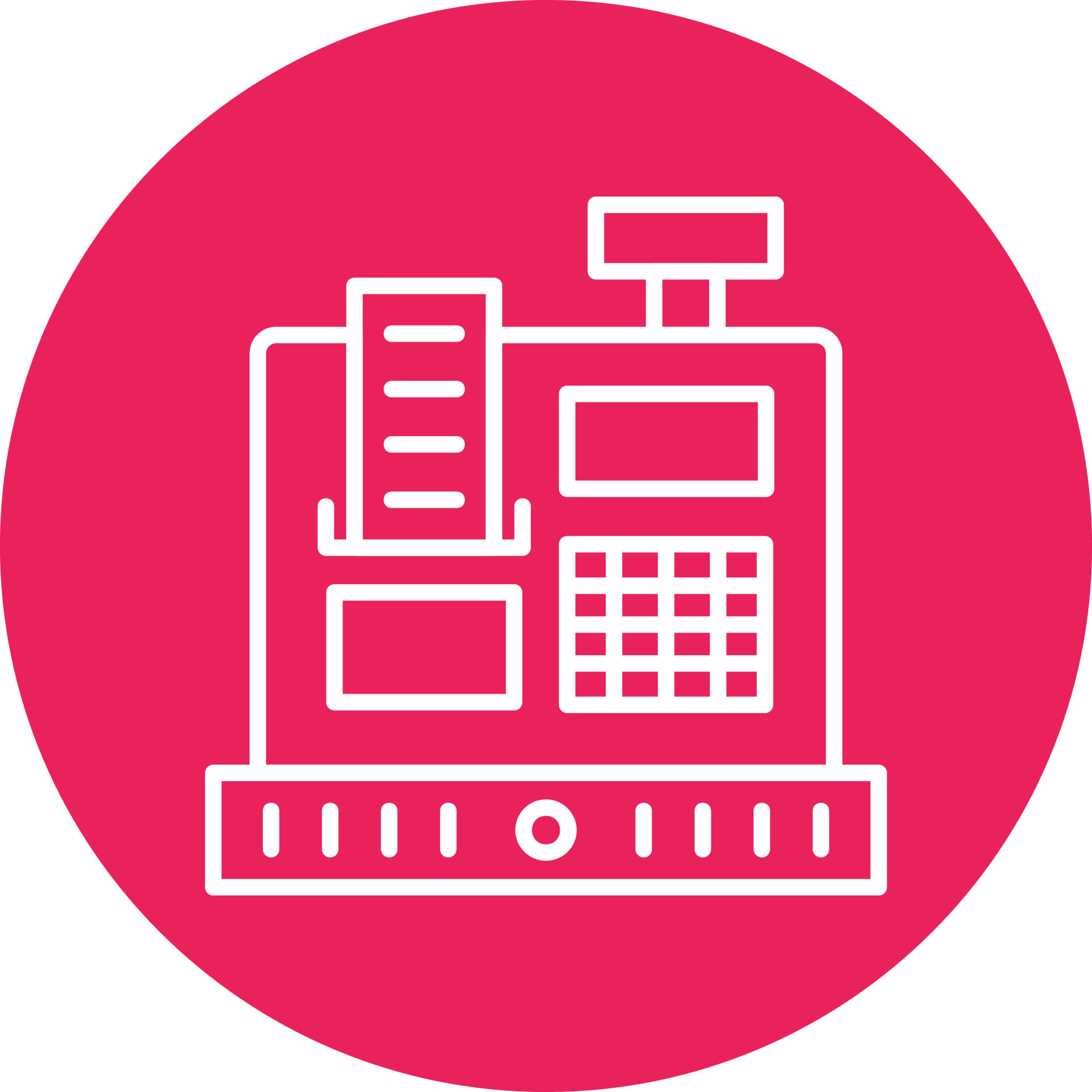 Cashier Machine Vector Icon 19981637 Vector Art at Vecteezy