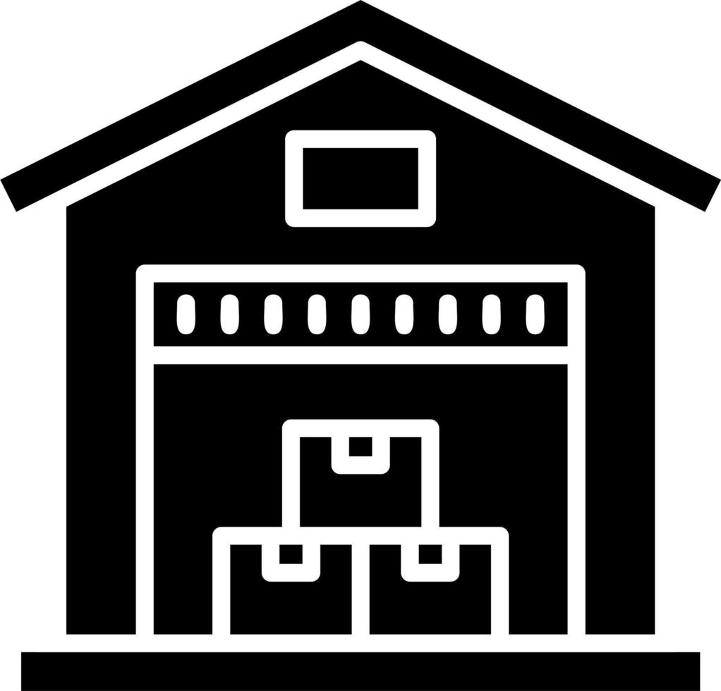 Warehouse Vector Icon