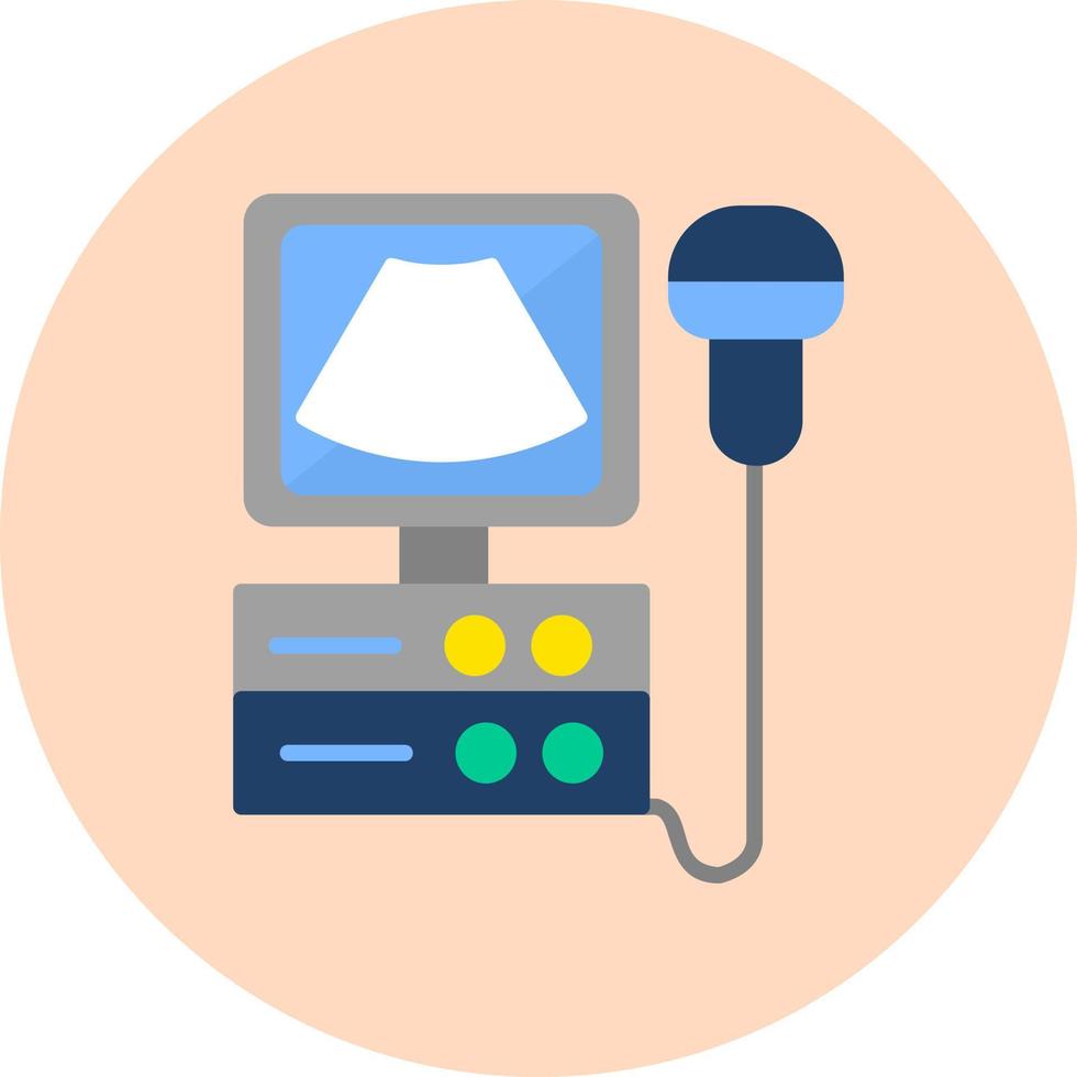 Ultrasound Machine Vector Icon