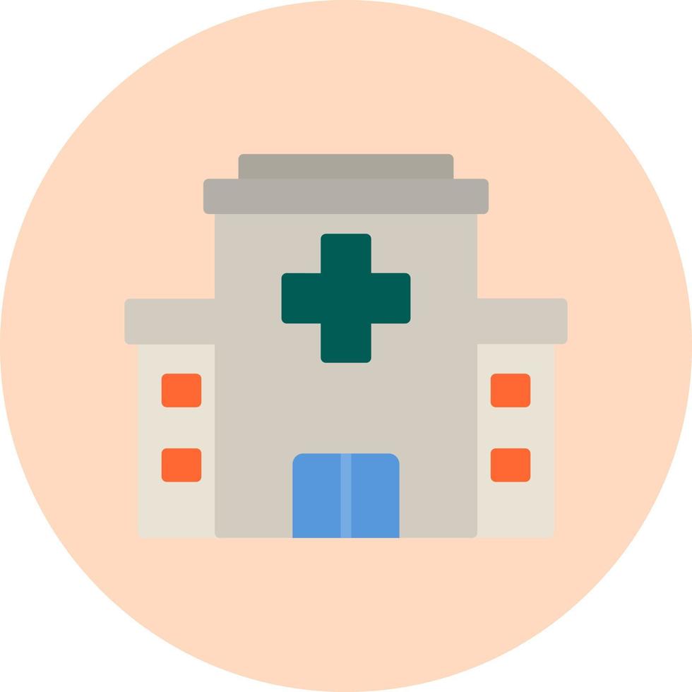 Hospital Building Vector Icon