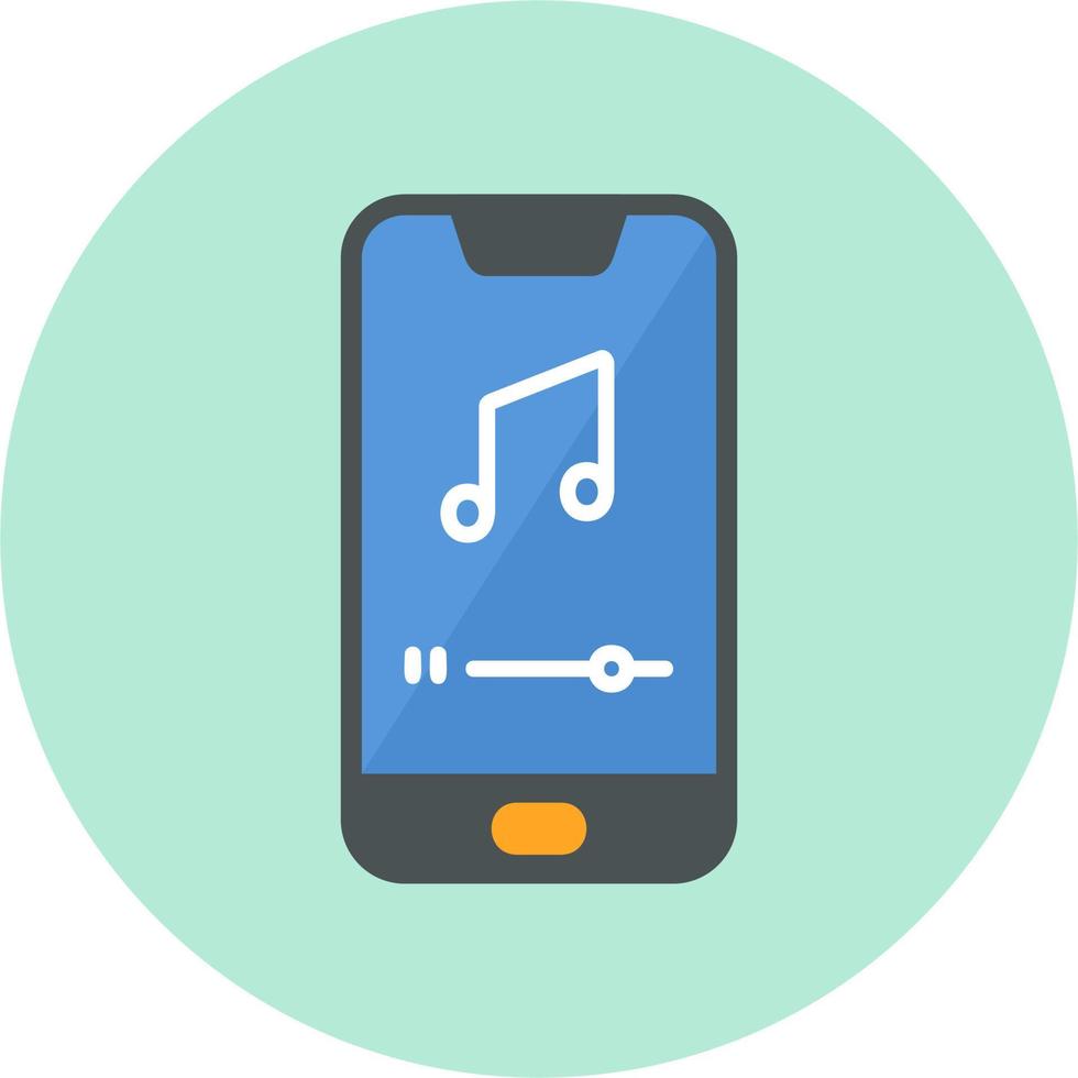 Mobile Music Player Vector Icon