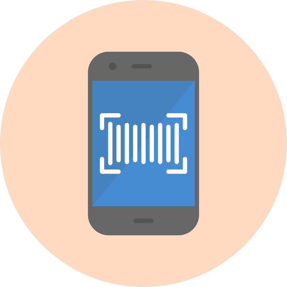 Phone Scanning Vector Icon