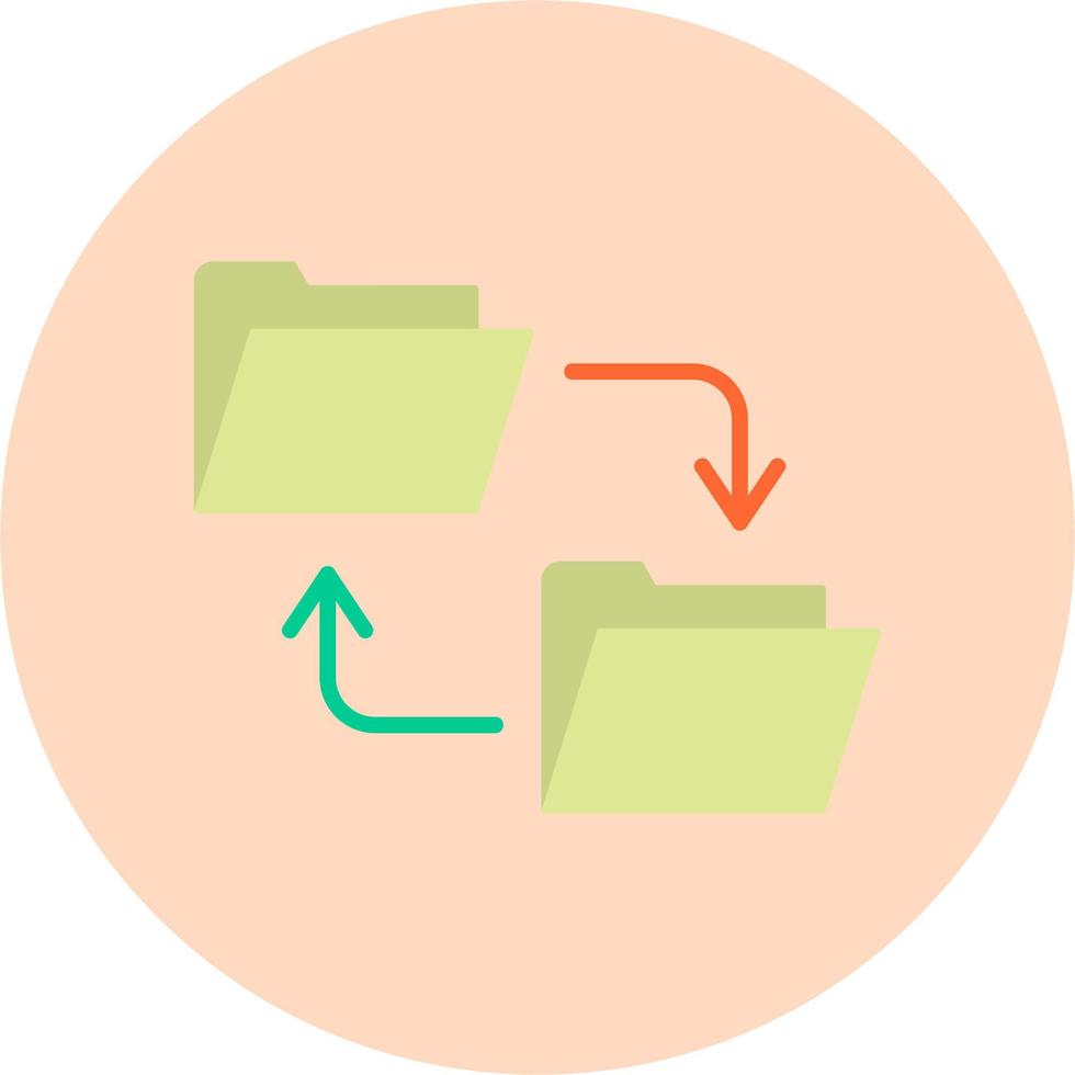 icono de vector de transferencia de datos