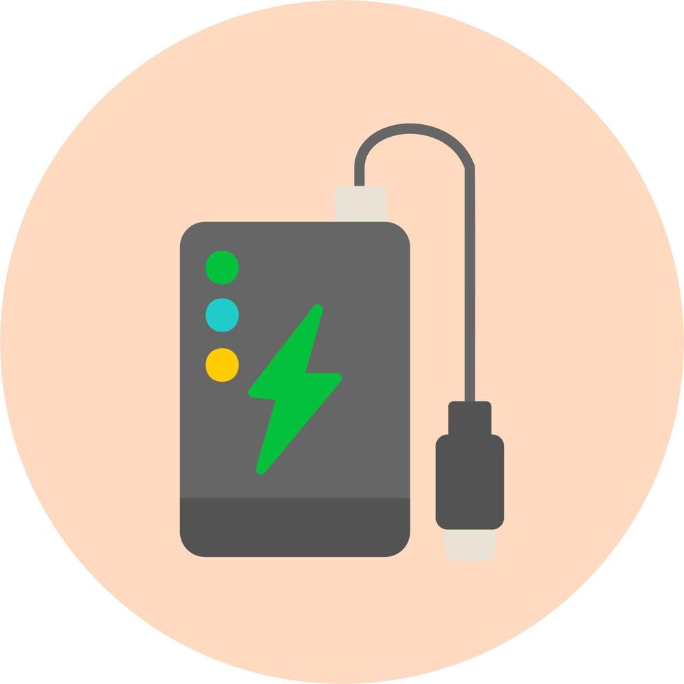 Power Bank Vector Icon