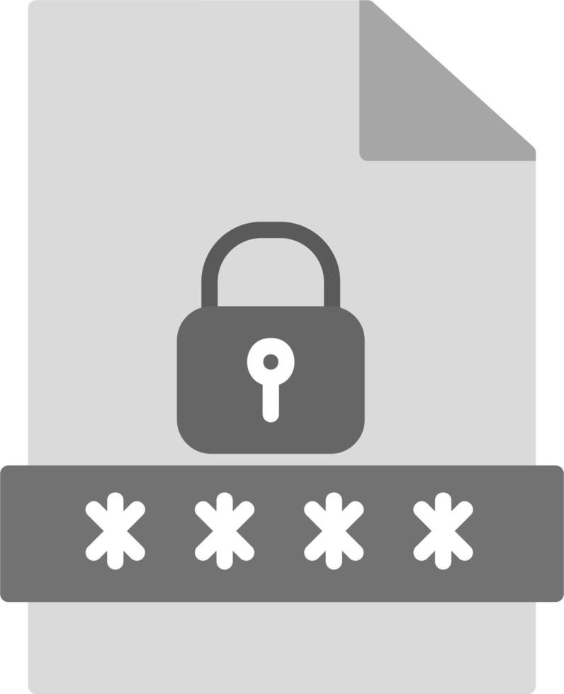 File Password Vector Icon