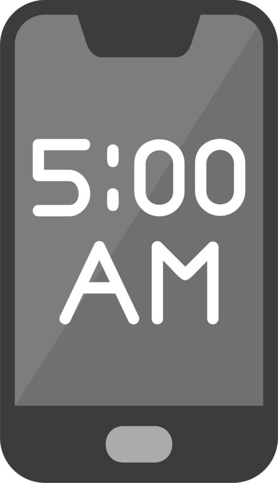 Smartphone Alarm Vector Icon