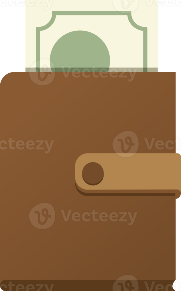 travel flat lay wallet object element. png