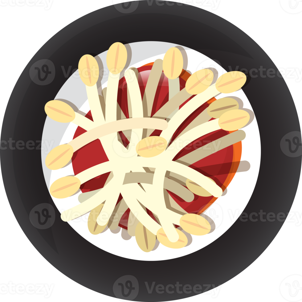 korean kimchi food flat lay png