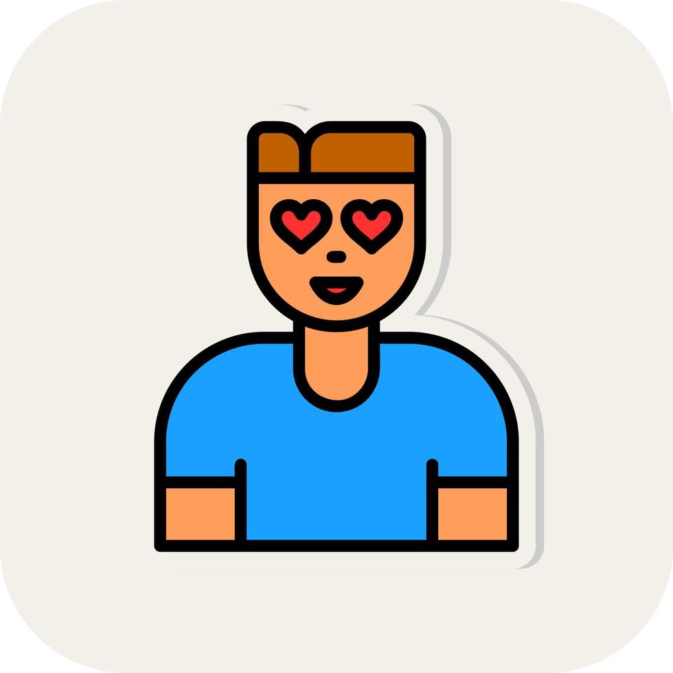 Fall In Love Vector Icon Design