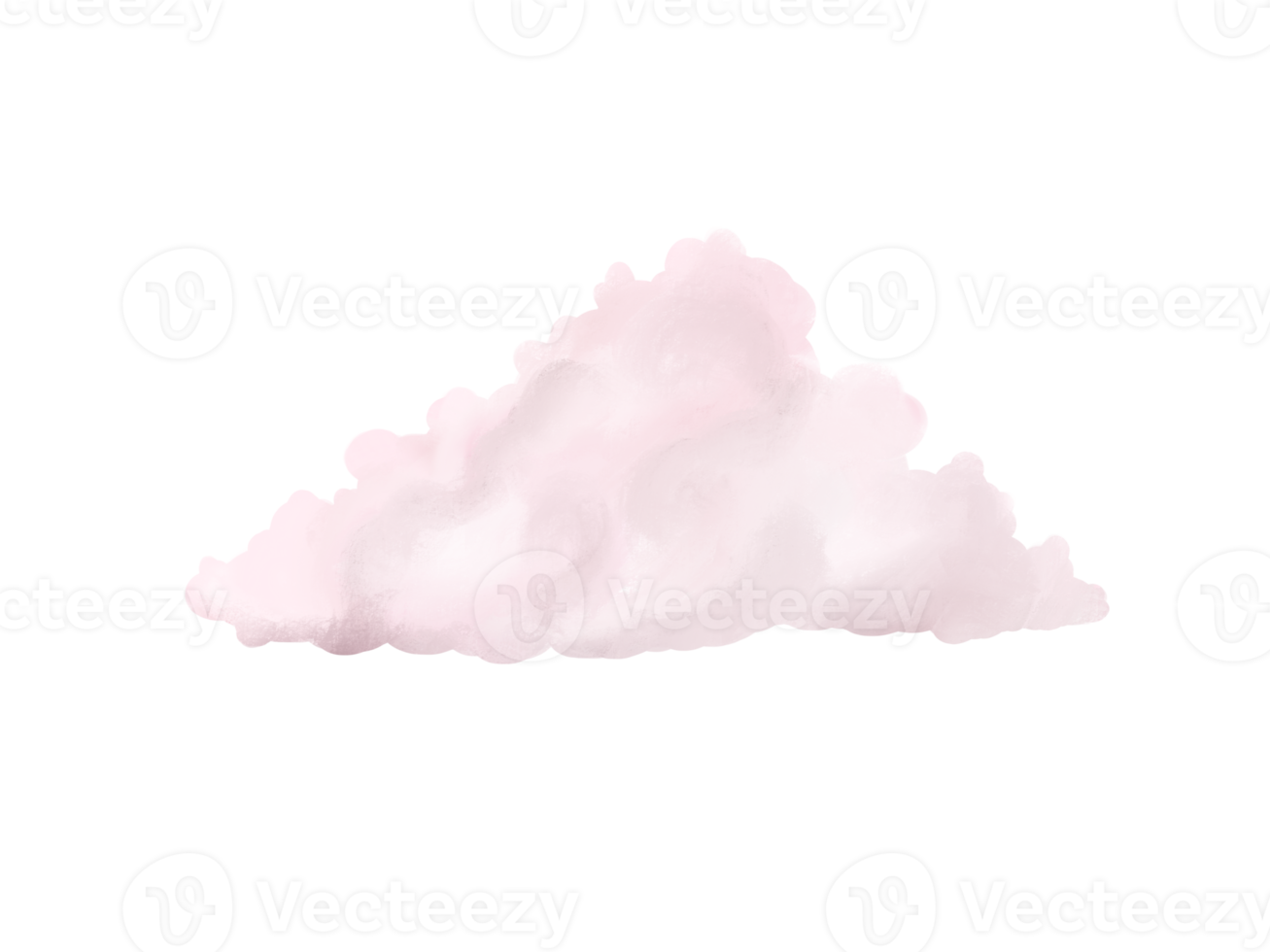 reeks van realistisch kleur schaduw wolk illustratie png