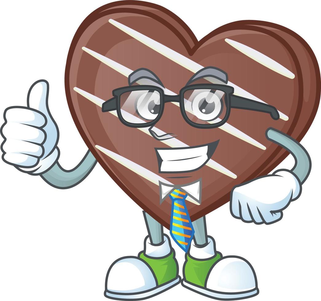 Stripes chocolate bar cartoon character style vector