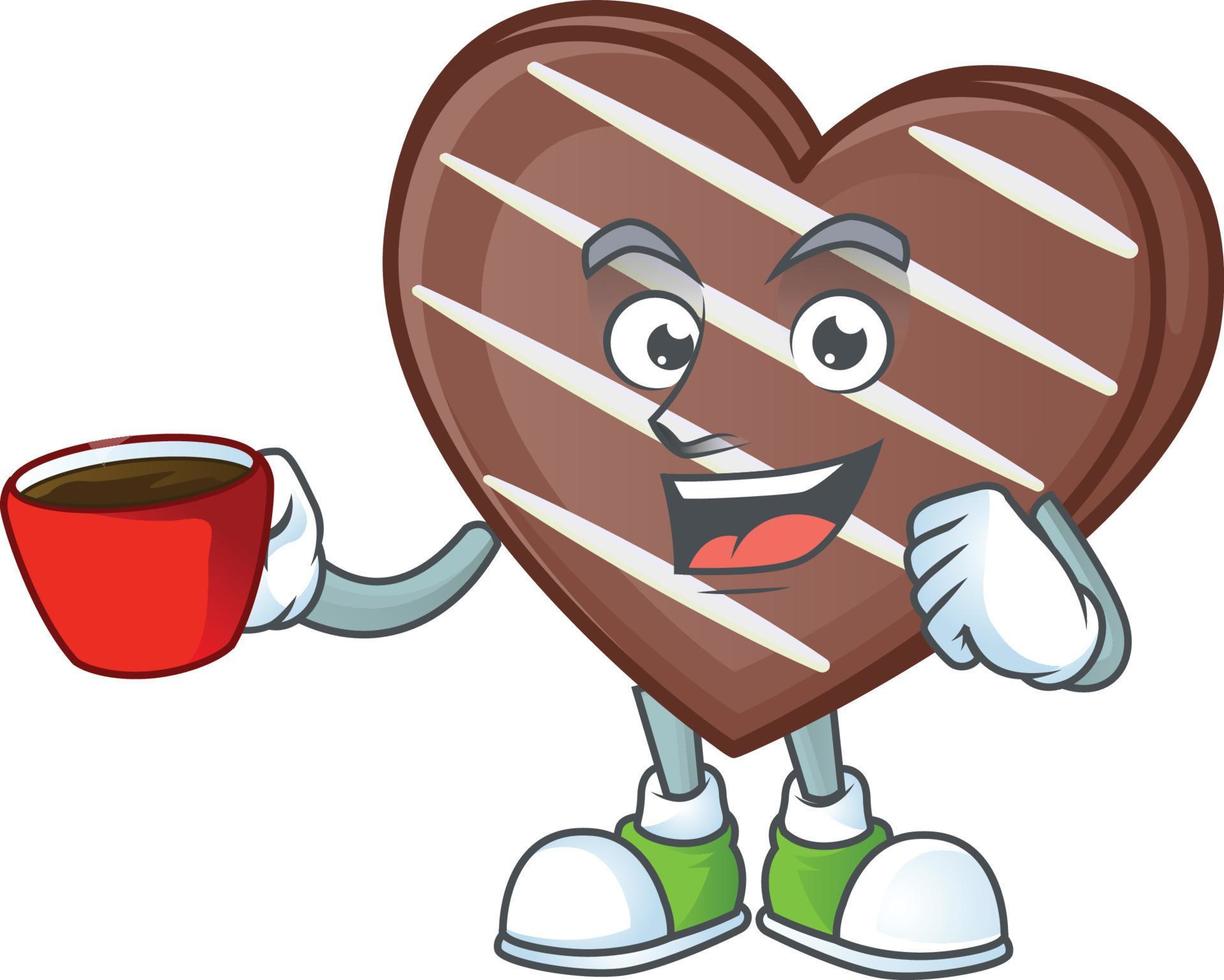 rayas chocolate bar dibujos animados personaje estilo vector