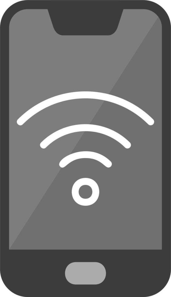 Smartphone Wifi Vector Icon