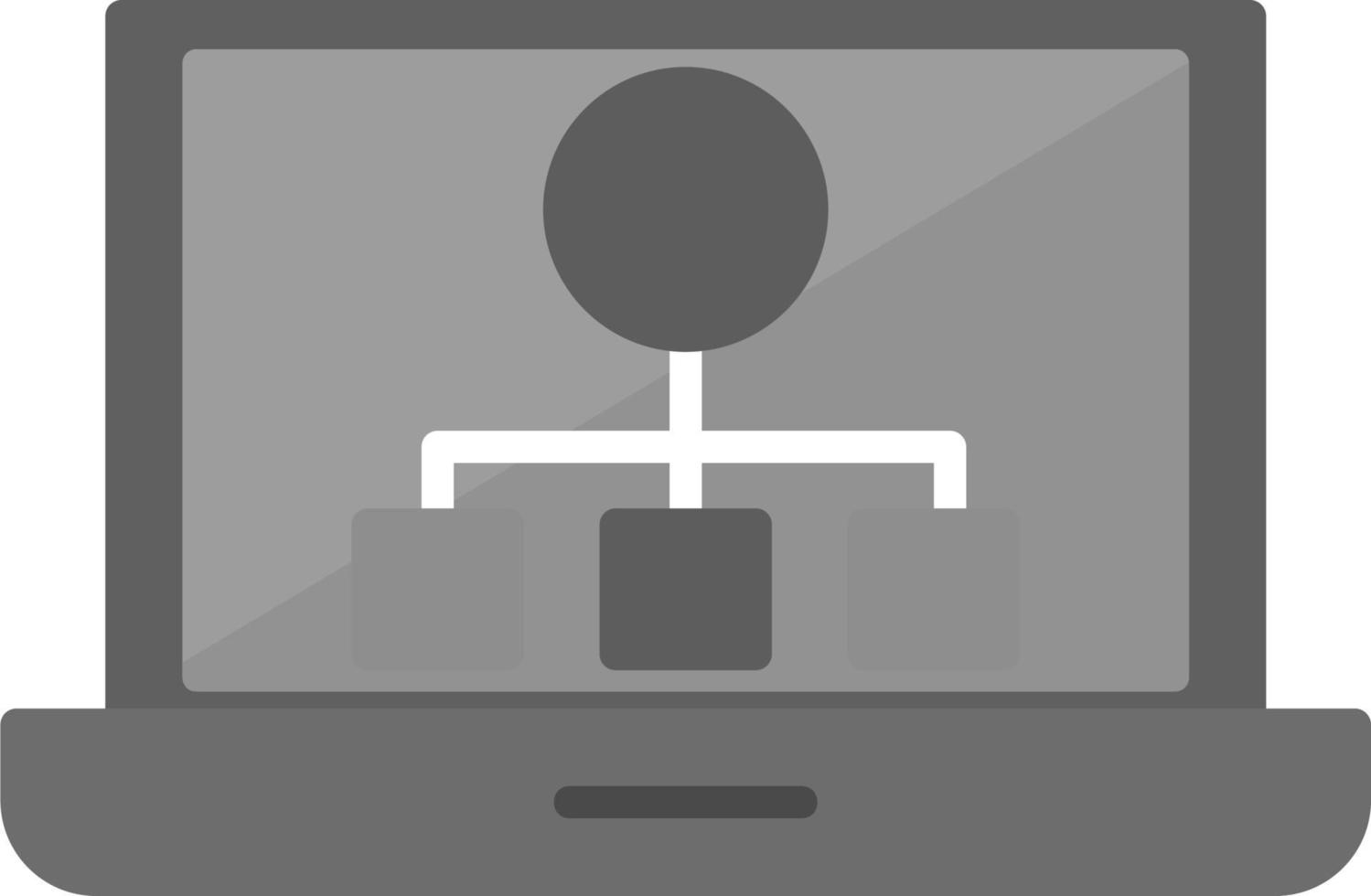 icono de vector de pantalla de portátil