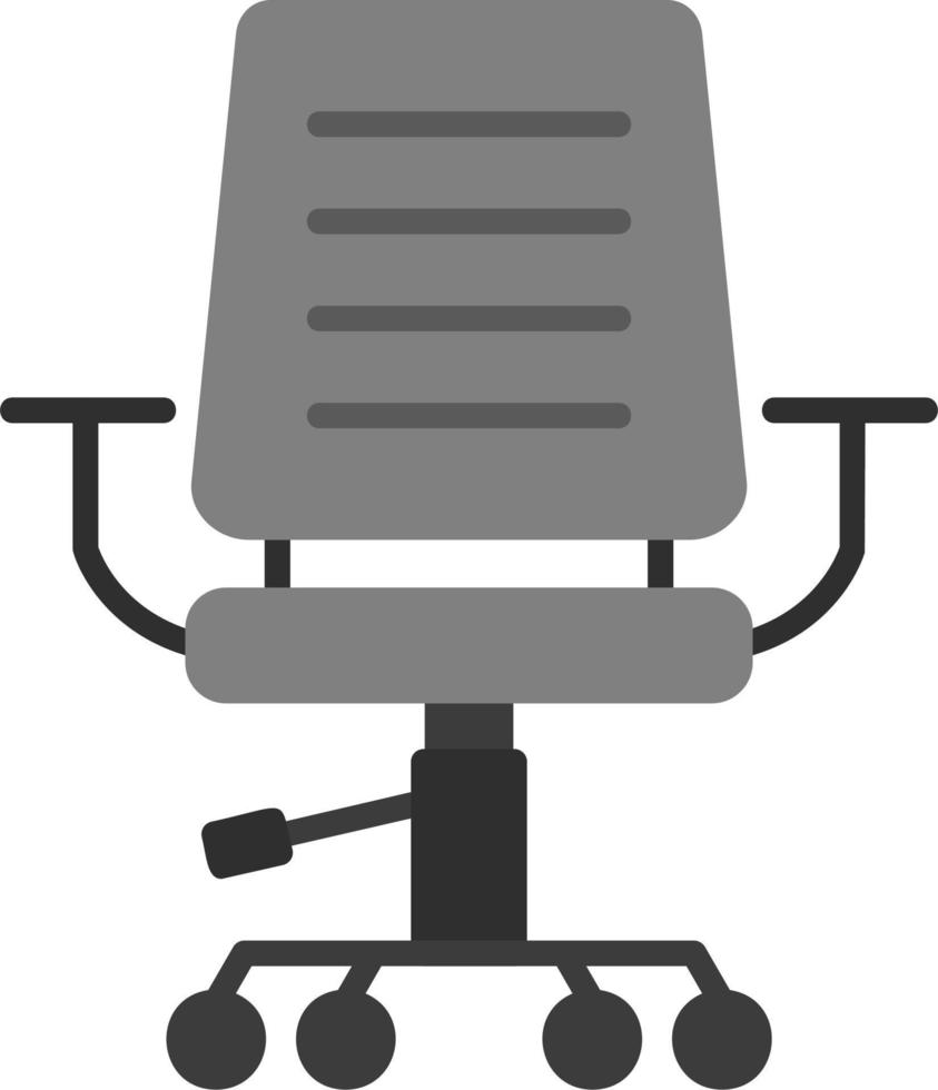 icono de vector de silla de oficina