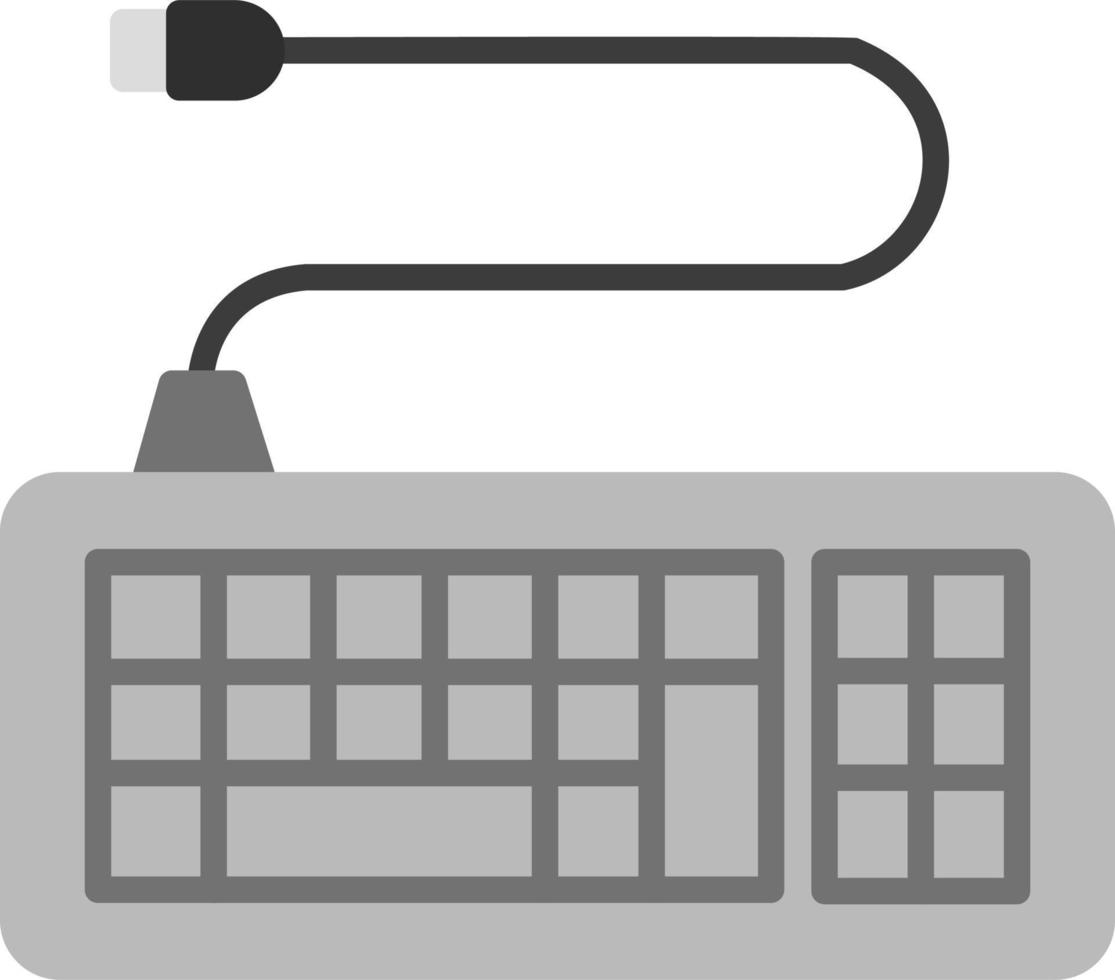 icono de vector de teclado