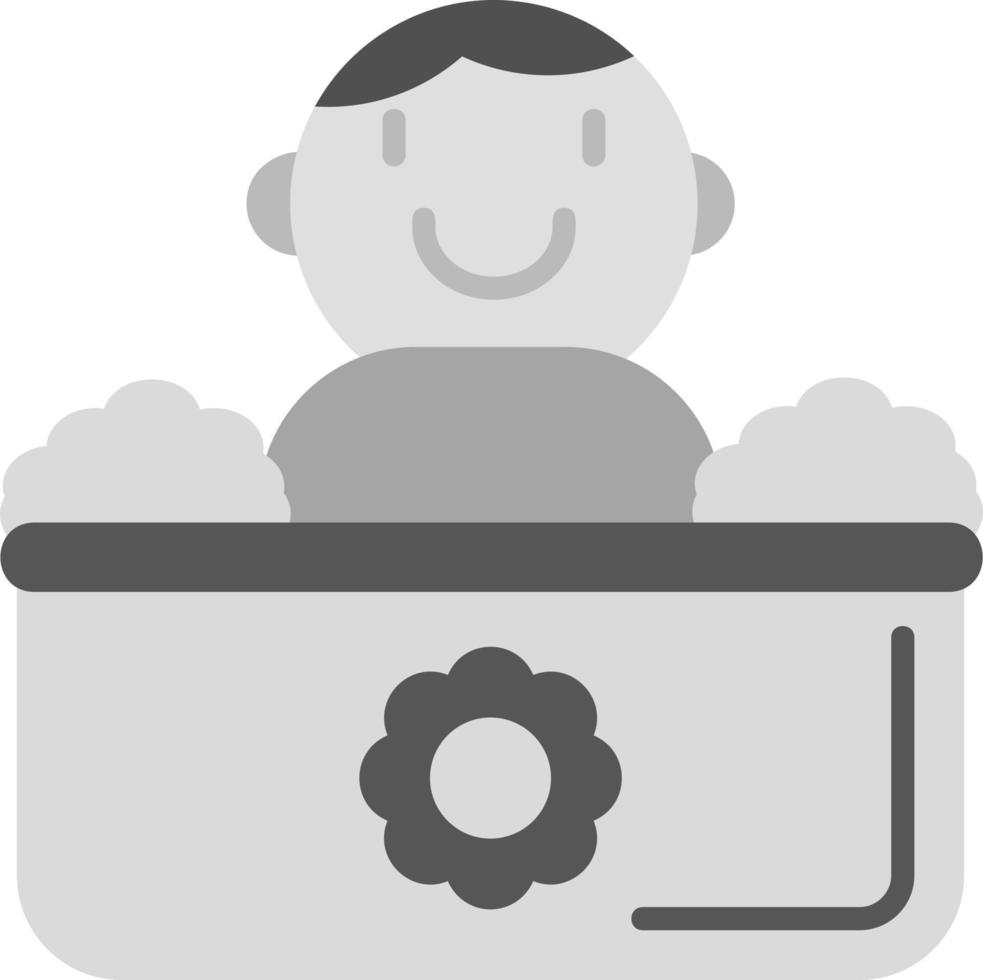 Baby Bath Vector Icon